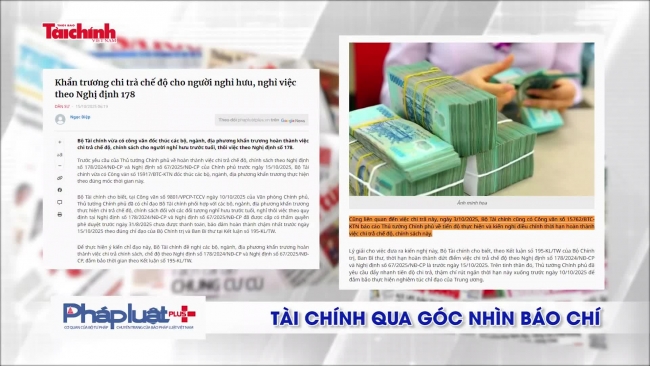 Tài chính qua góc nhìn báo chí tuần từ 13/10 - 19/10/2025