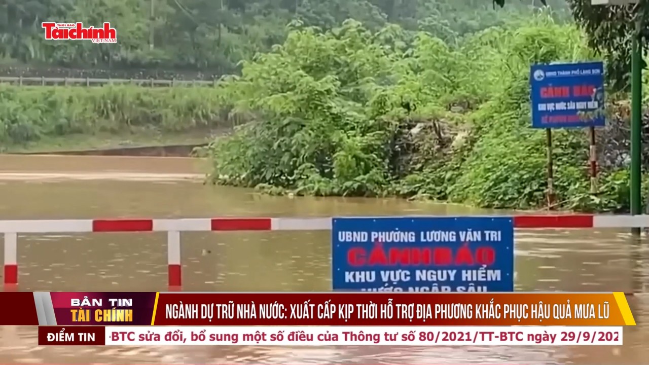 Ngành Dự trữ Nhà nước: Xuất cấp kịp thời hỗ trợ địa phương khắc phục hậu quả mưa lũ