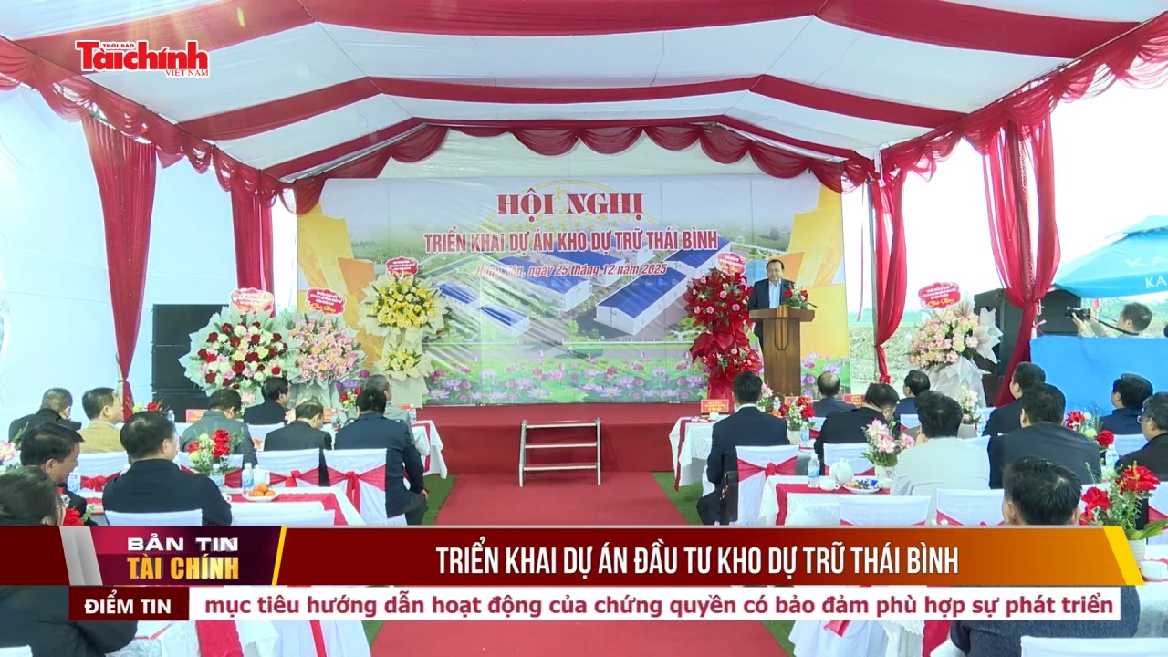 Triển khai dự án đầu tư kho dự trữ Thái Bình