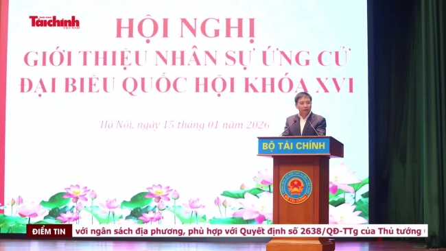 bo tai chinh gioi thieu bo truong nguyen van thang ung cu dai bieu quoc hoi khoa xvi