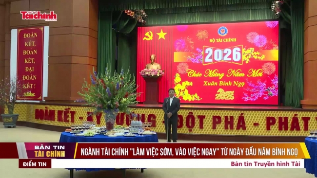 nganh tai chinh lam viec som vao viec ngay tu ngay dau nam binh ngo