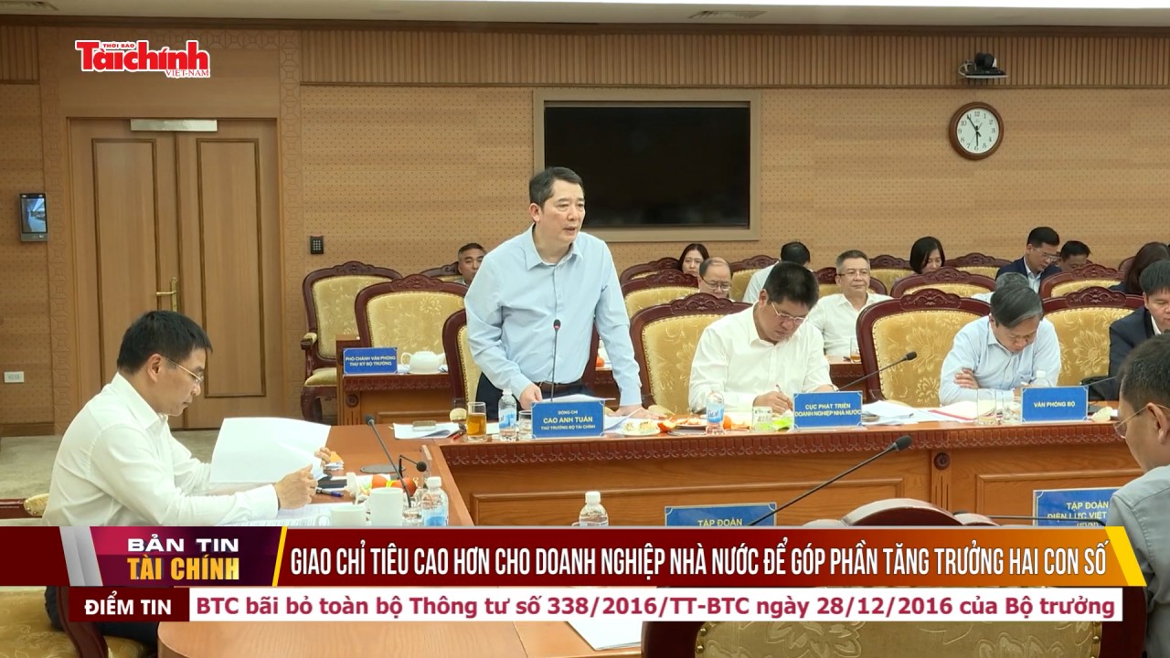 giao chi tieu cao hon cho doanh nghiep nha nuoc de gop phan tang truong hai con so